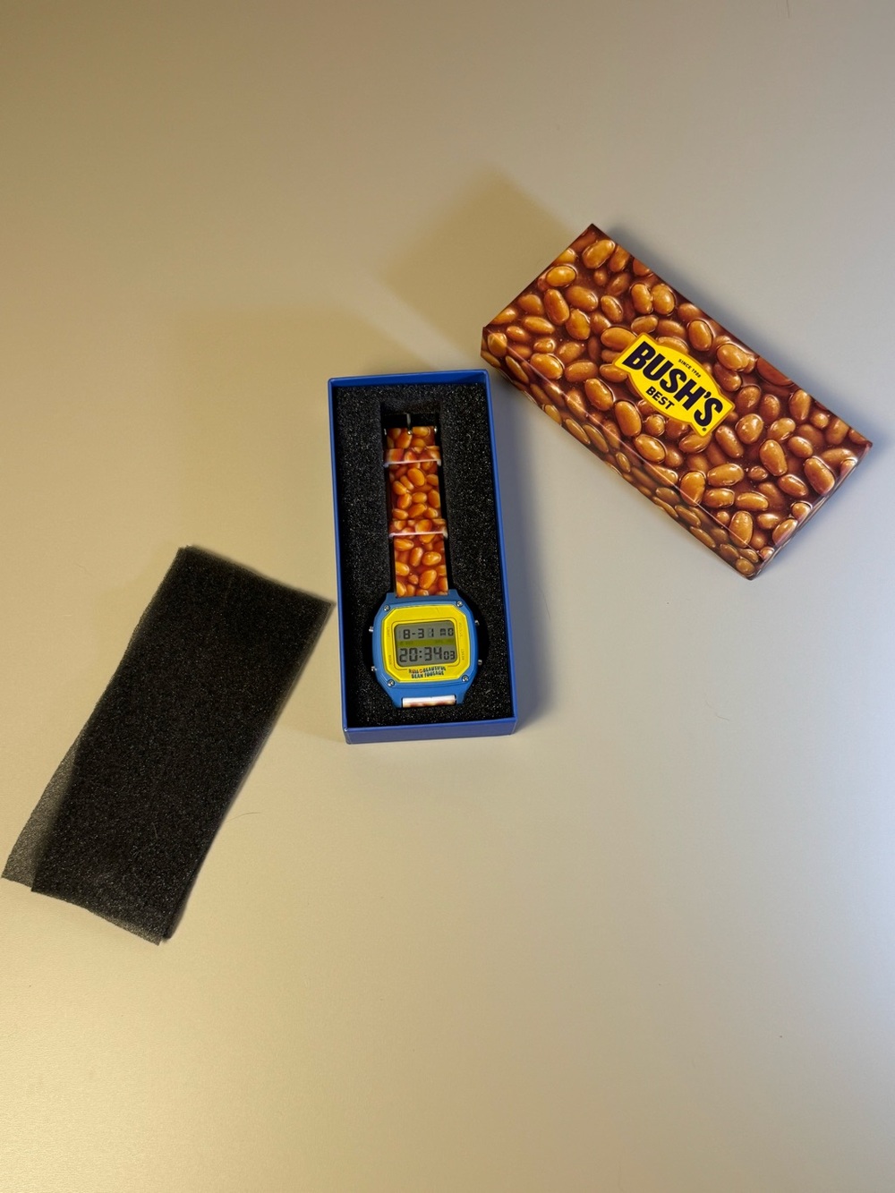 FRANKS & BEANS ~ Bush’s Baked Beans Digital Watch + Bonus Ball Park Franks Watch